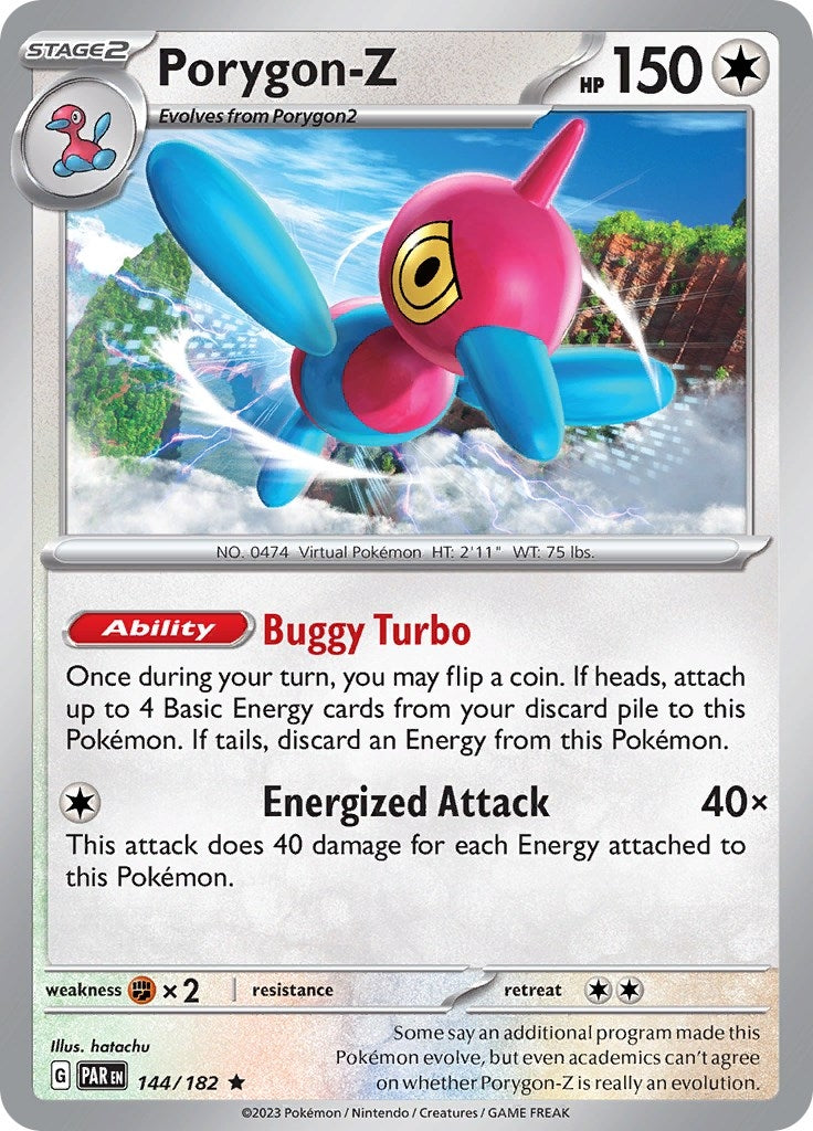 Image for Porygon-Z (144/182) [SV04: Paradox Rift] - Pokemon