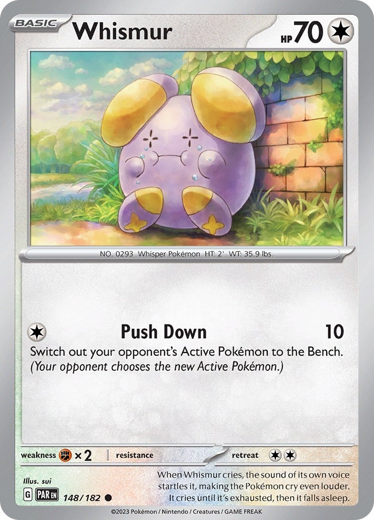Image for Whismur (148/182) [SV04: Paradox Rift] - Pokemon