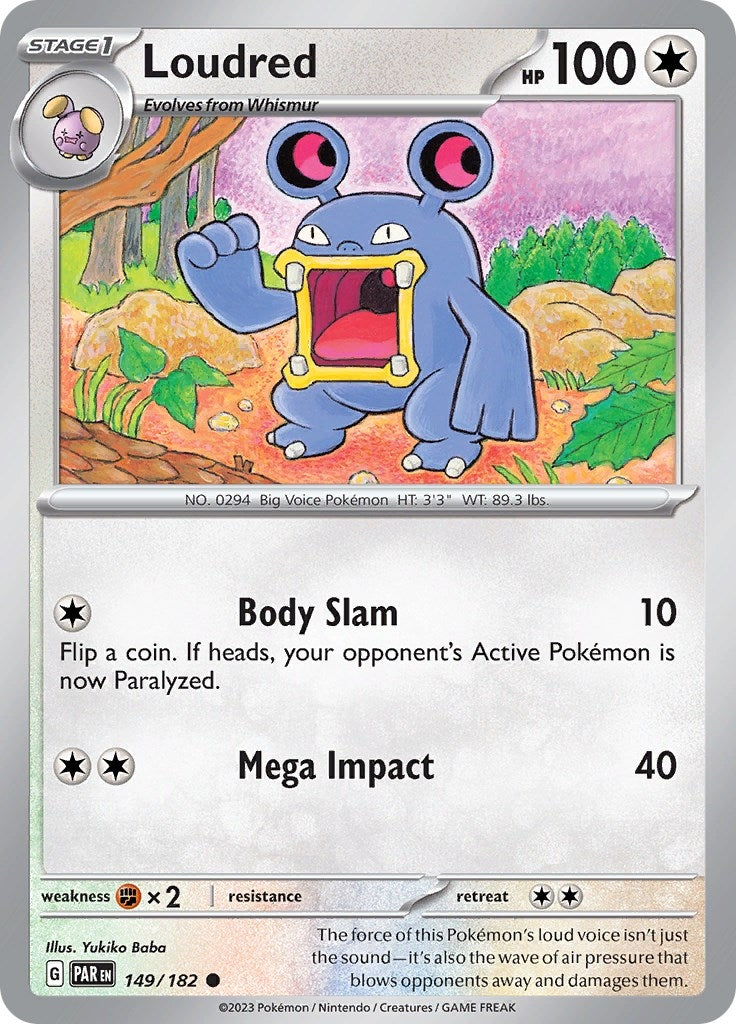 Image for Loudred (149/182) [SV04: Paradox Rift] - Pokemon