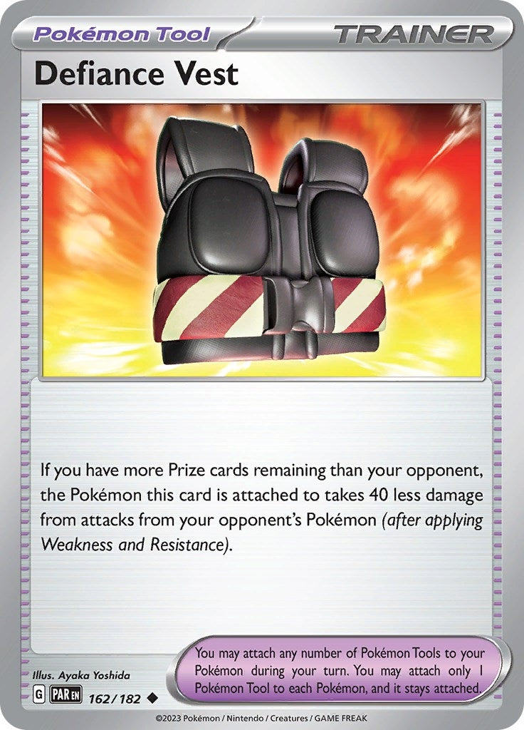 Image for Defiance Vest (162/182) [SV04: Paradox Rift] - Pokemon