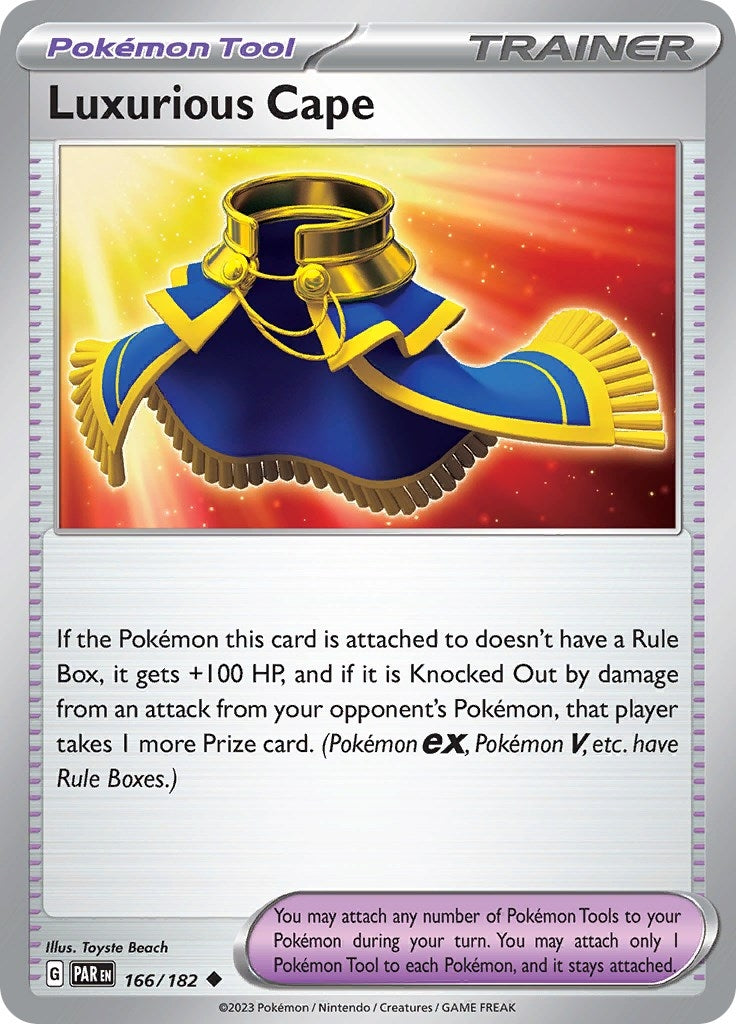 Image for Luxurious Cape (166/182) [SV04: Paradox Rift] - Pokemon