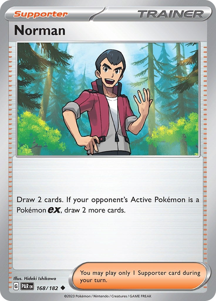 Image for Norman (168/182) [SV04: Paradox Rift] - Pokemon