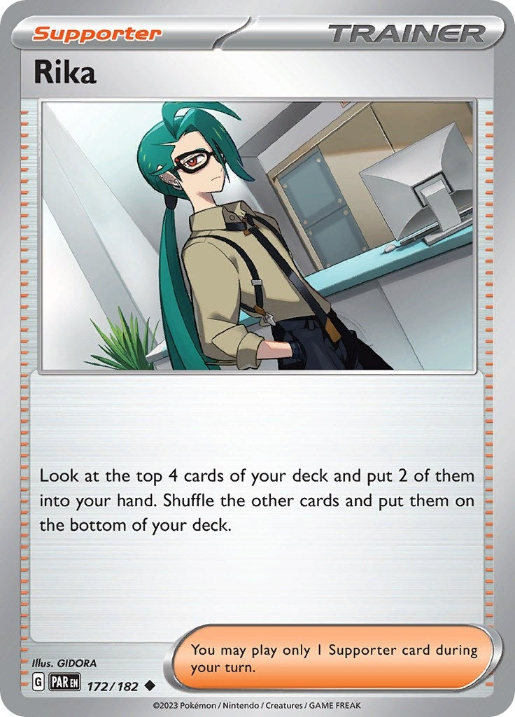 Image for Rika (172/182) [SV04: Paradox Rift] - Pokemon