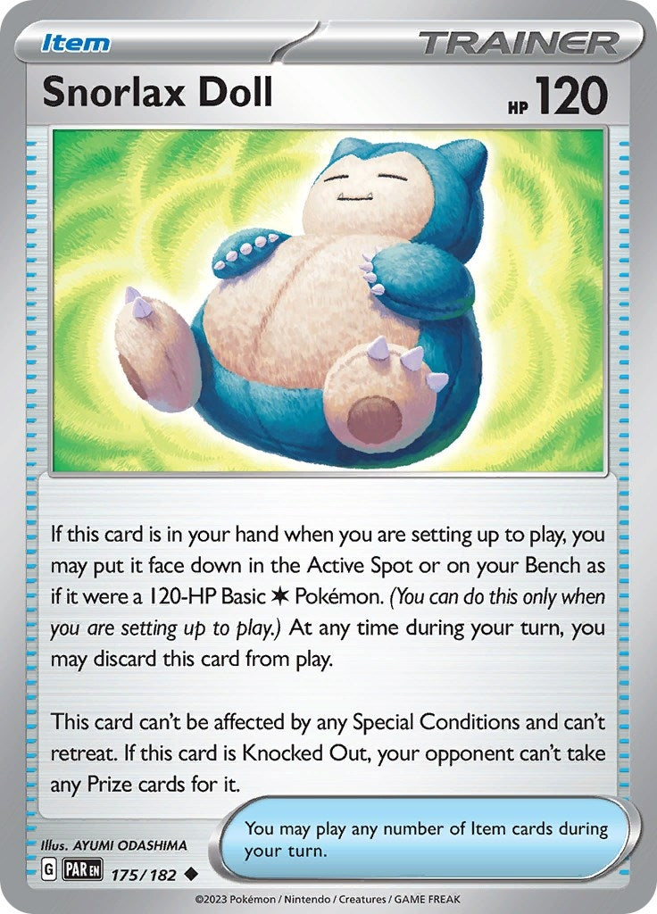 Image for Snorlax Doll (175/182) [SV04: Paradox Rift] - Pokemon