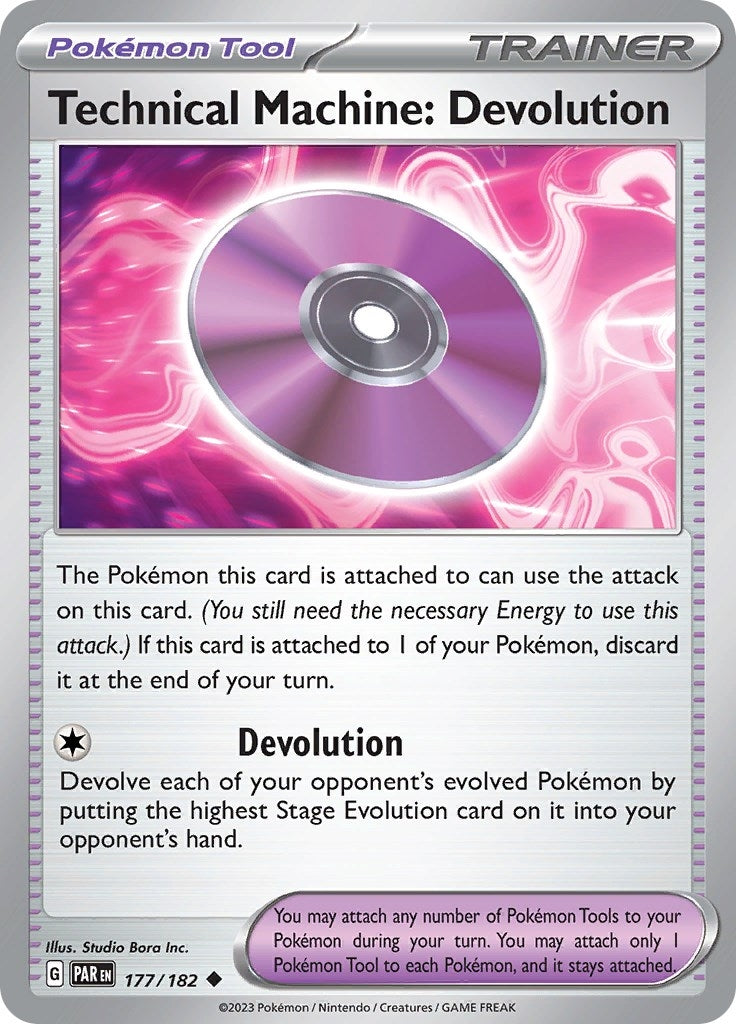 Image for Technical Machine: Devolution (177/182) [SV04: Paradox Rift] - Pokemon