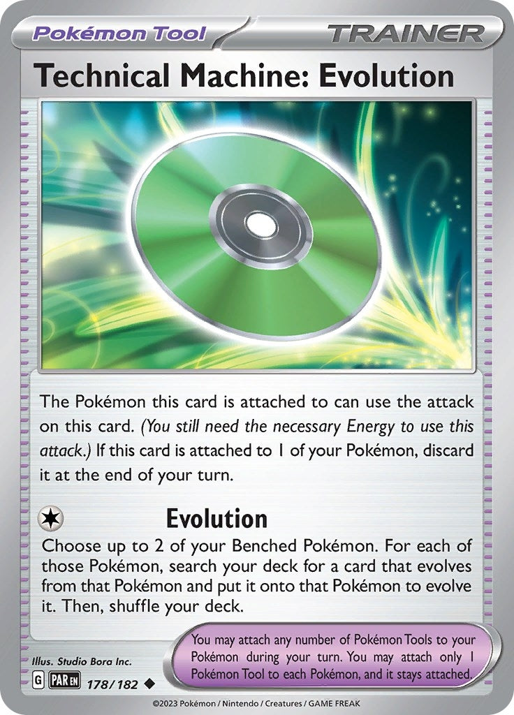 Image for Technical Machine: Evolution (178/182) [SV04: Paradox Rift] - Pokemon