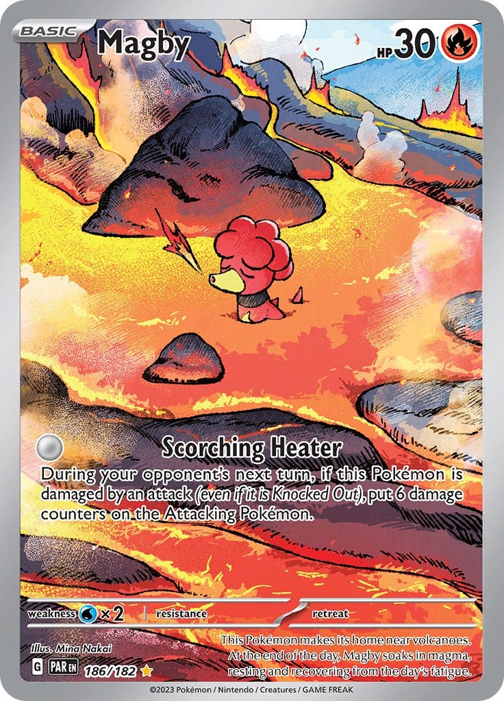 Image for Magby (186/182) [SV04: Paradox Rift] - Pokemon