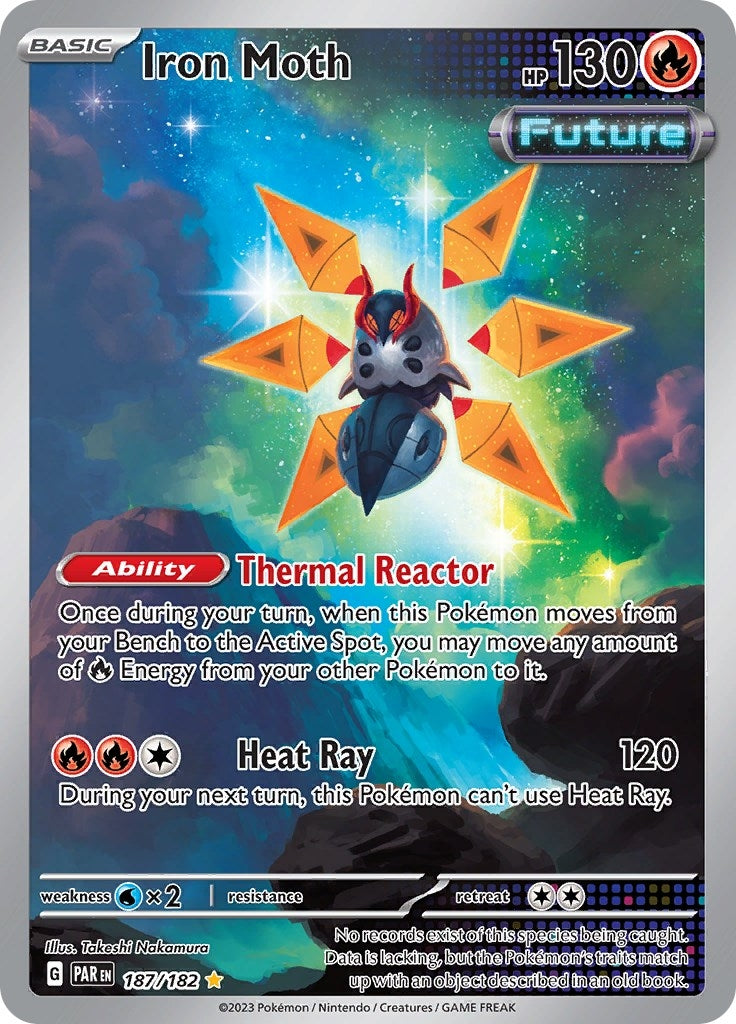 Image for Iron Moth (187/182) [SV04: Paradox Rift] - Pokemon