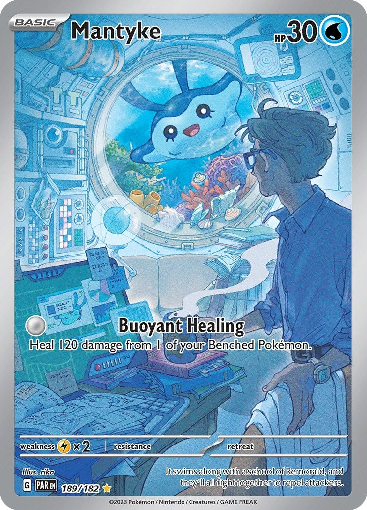 Image for Mantyke (189/182) [SV04: Paradox Rift] - Pokemon