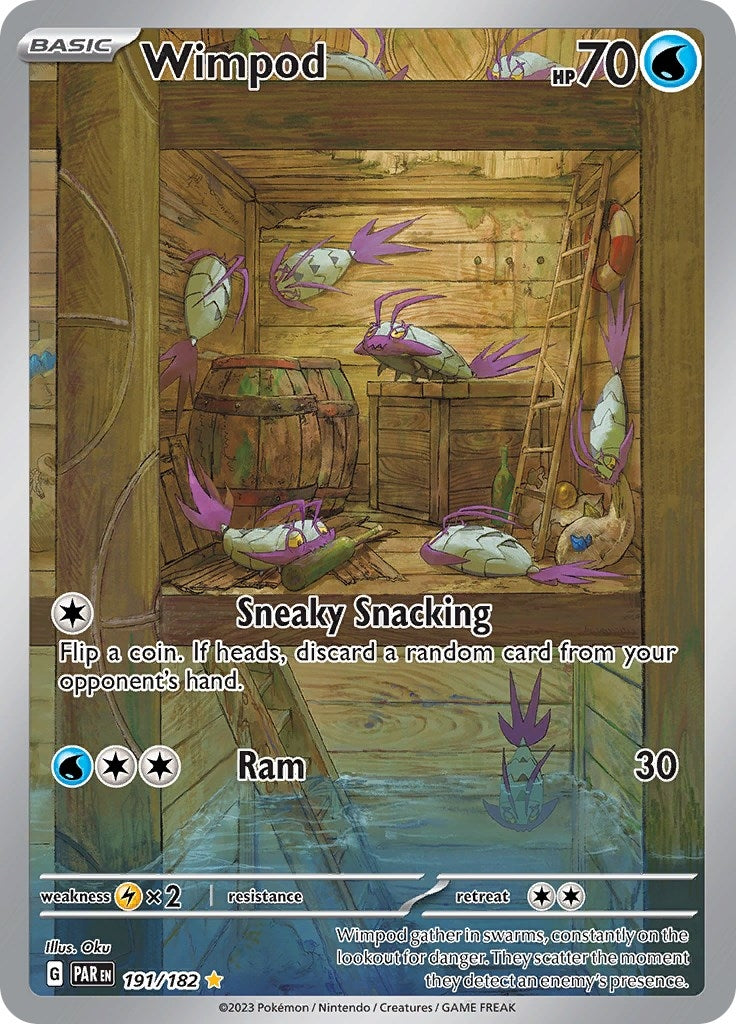 Image for Wimpod (191/182) [SV04: Paradox Rift] - Pokemon