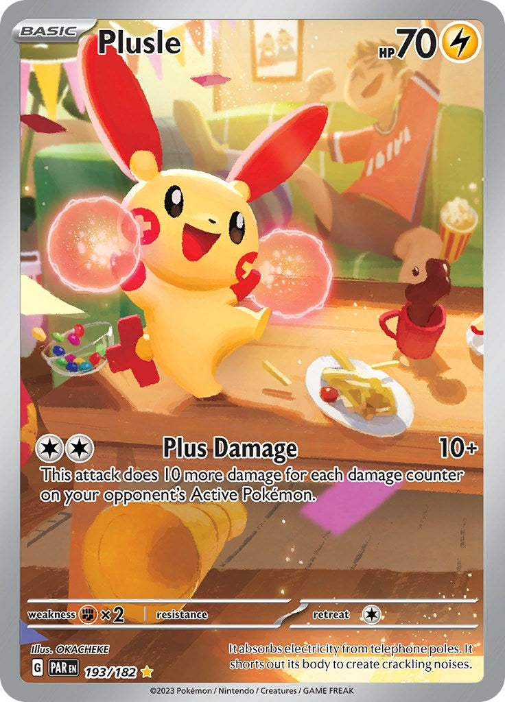 Image for Plusle (193/182) [SV04: Paradox Rift] - Pokemon