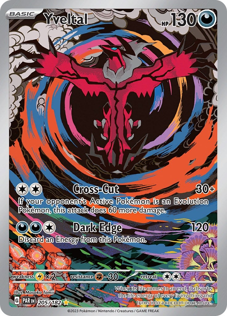 Image for Yveltal (205/182) [SV04: Paradox Rift] - Pokemon