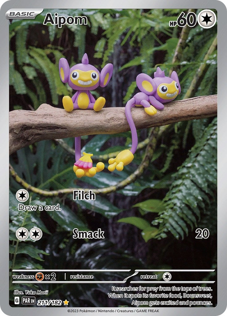 Image for Aipom (211/182) [SV04: Paradox Rift] - Pokemon