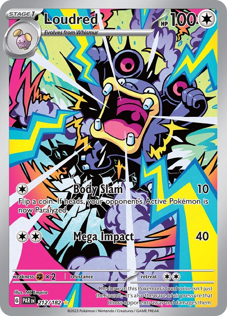Image for Loudred (212/182) [SV04: Paradox Rift] - Pokemon