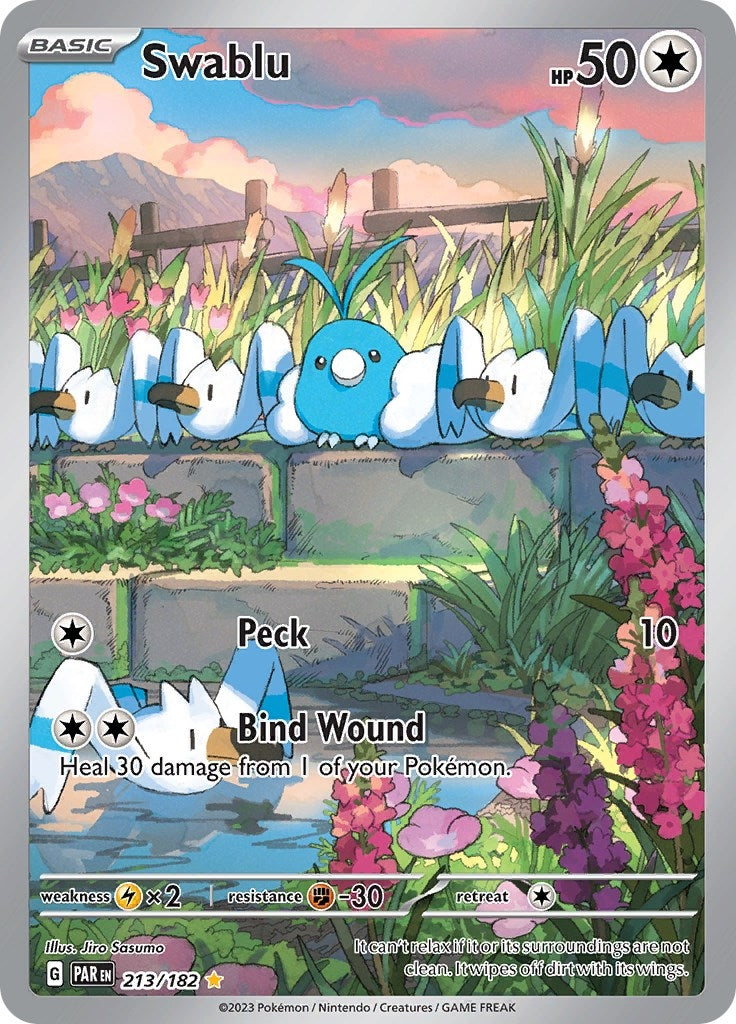Image for Swablu (213/182) [SV04: Paradox Rift] - Pokemon