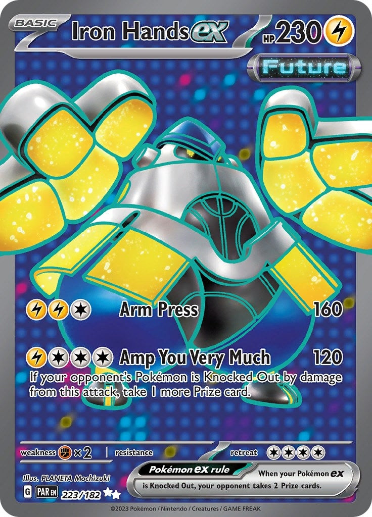 Image for Iron Hands ex (223/182) [SV04: Paradox Rift] - Pokemon