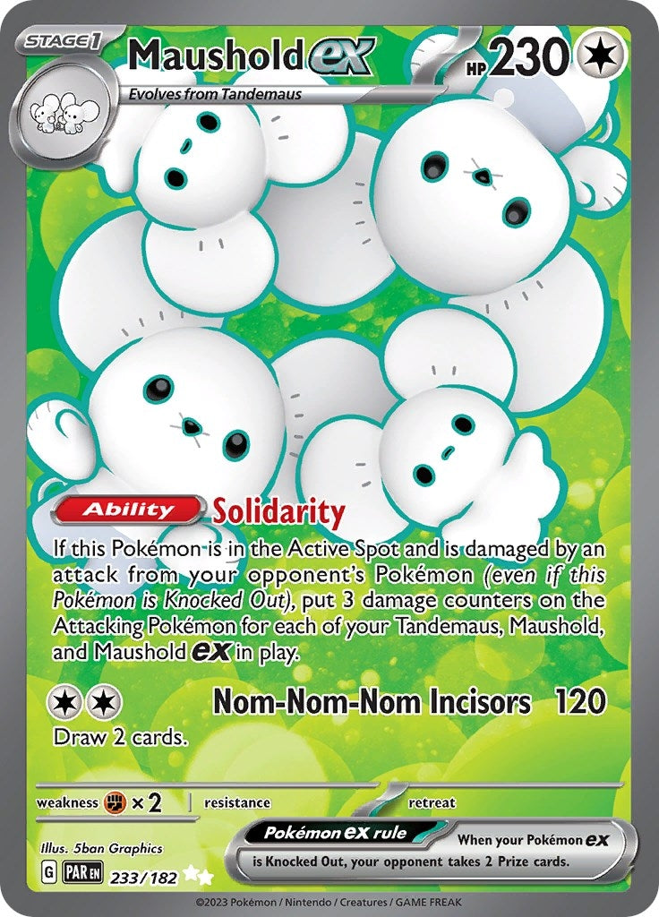 Image for Maushold ex (233/182) [SV04: Paradox Rift] - Pokemon