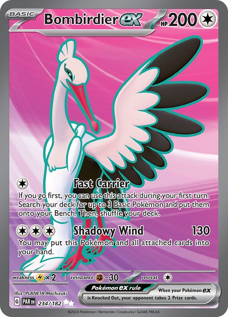 Image for Bombirdier ex (234/182) [SV04: Paradox Rift] - Pokemon