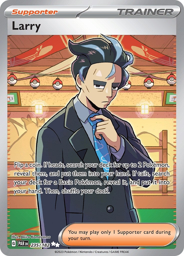 Image for Larry (235/182) [SV04: Paradox Rift] - Pokemon