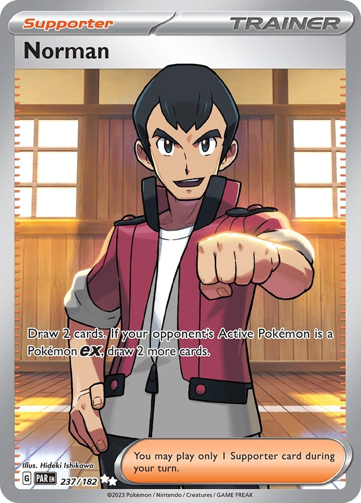Image for Norman (237/182) [SV04: Paradox Rift] - Pokemon