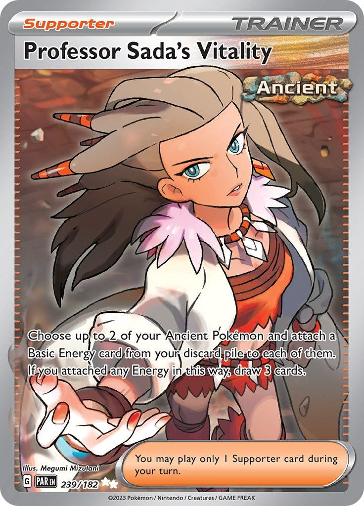 Image for Professor Sada's Vitality (239/182) [SV04: Paradox Rift] - Pokemon