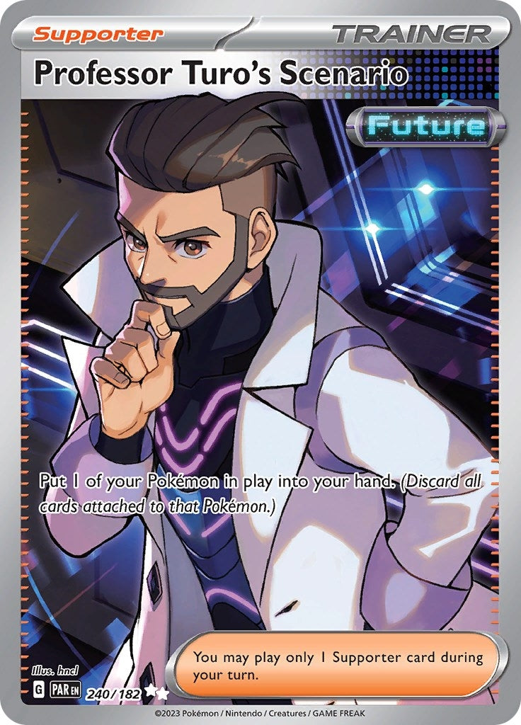 Image for Professor Turo's Scenario (240/182) [SV04: Paradox Rift] - Pokemon