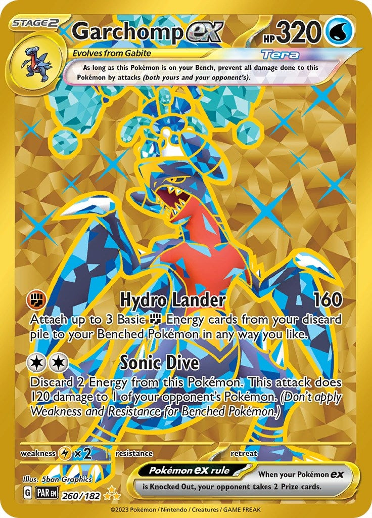 Image for Garchomp ex (260/182) [SV04: Paradox Rift] - Pokemon
