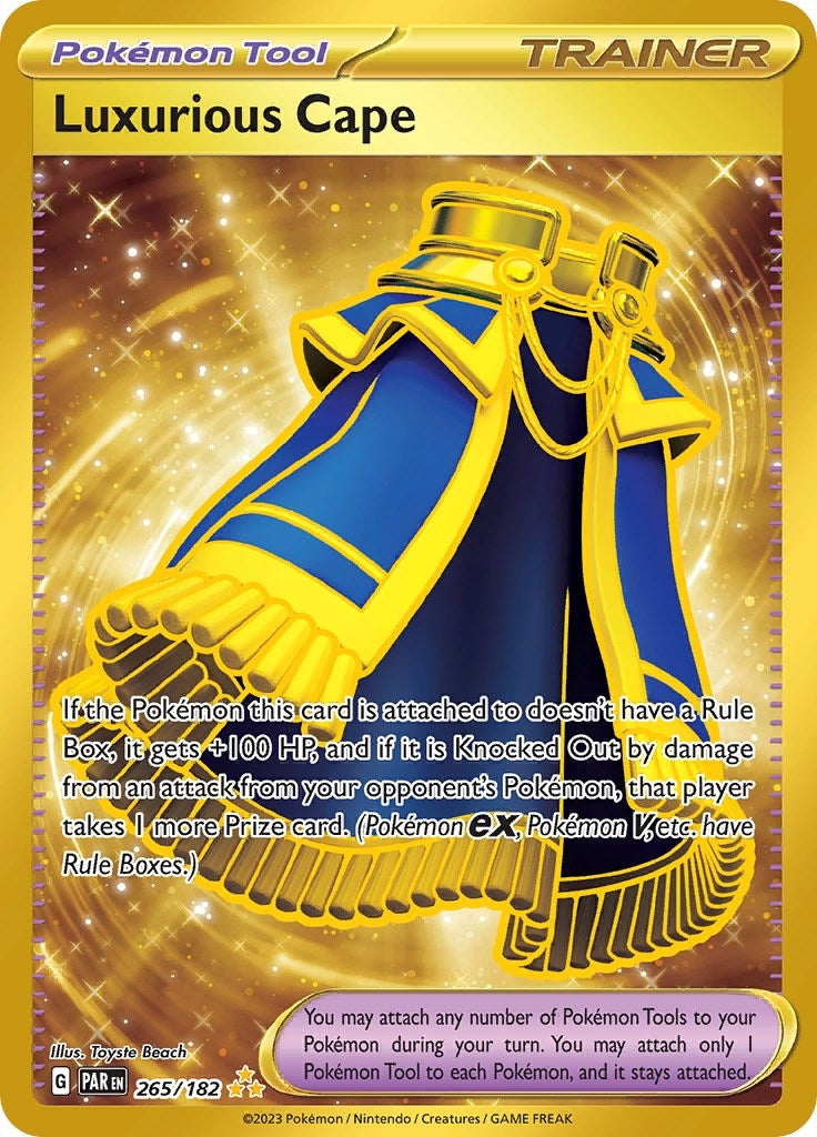 Image for Luxurious Cape (265/182) [SV04: Paradox Rift] - Pokemon