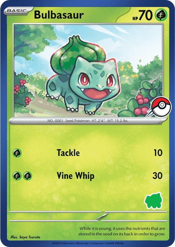Image for Bulbasaur (Blue Border) [My First Battle] - Pokemon