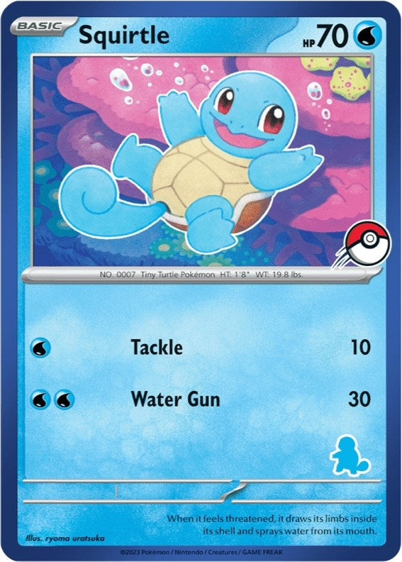 Image for Squirtle (Blue Border) [My First Battle] - Pokemon