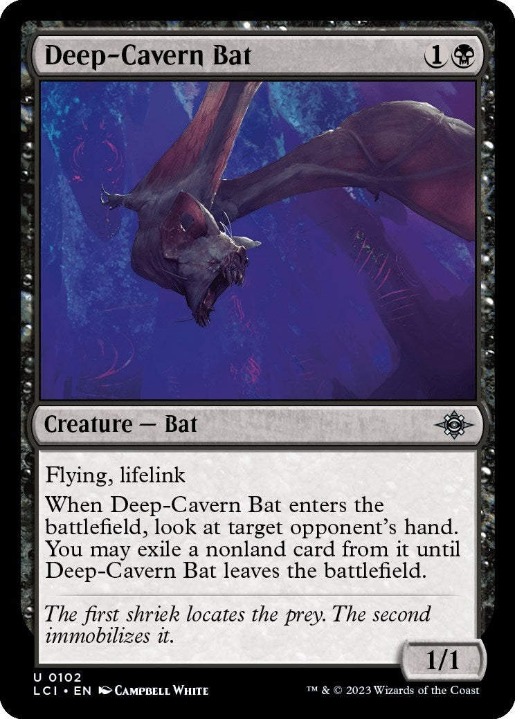 Image for Deep-Cavern Bat (102) [The Lost Caverns of Ixalan] - Magic: The Gathering