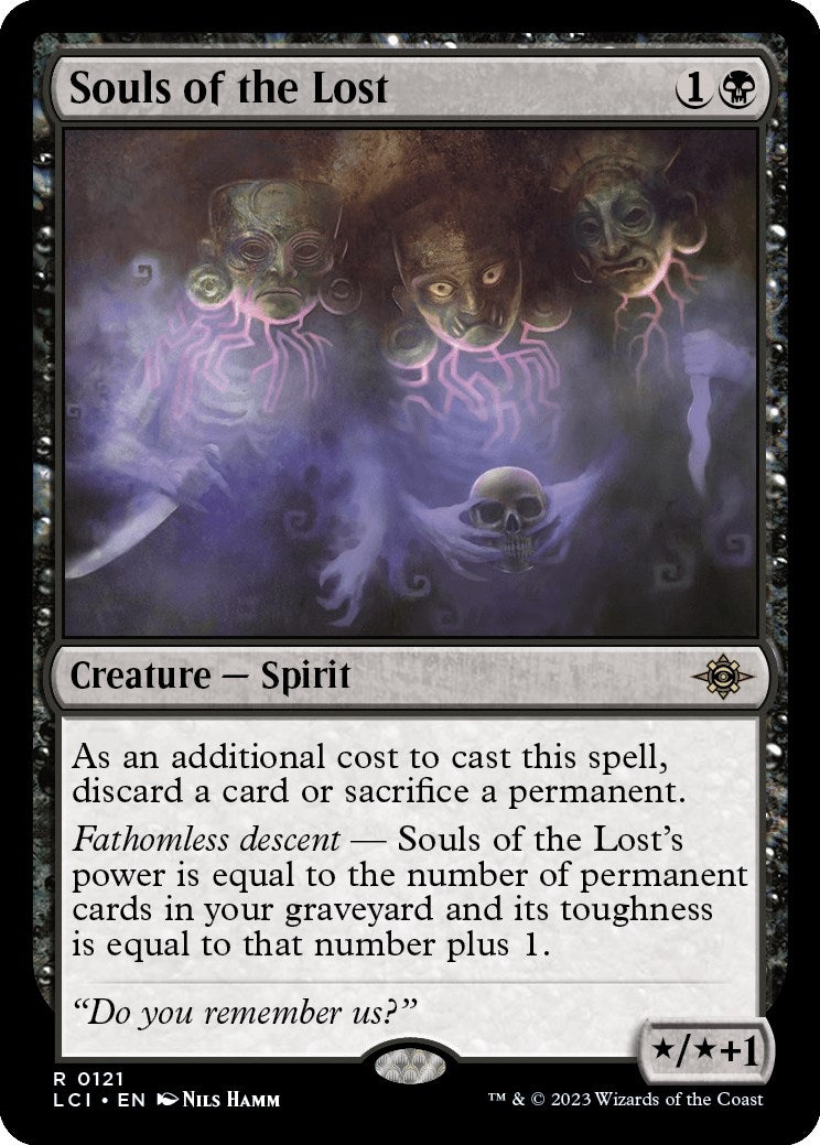 Image for Souls of the Lost (121) [The Lost Caverns of Ixalan] - Magic: The Gathering