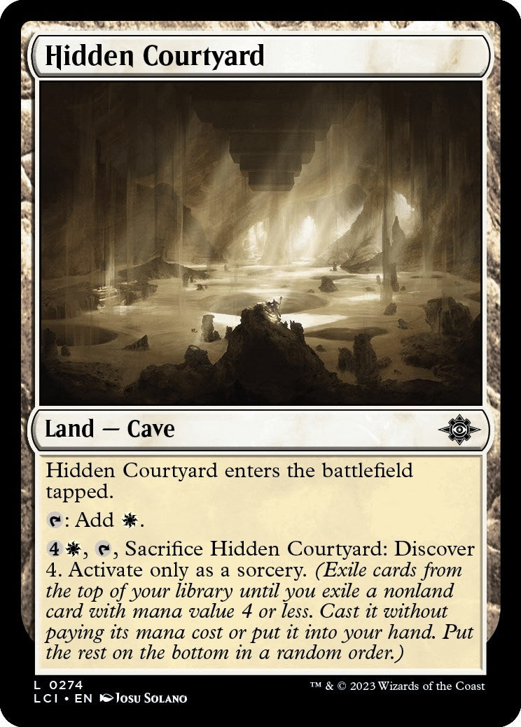 Image for Hidden Courtyard (274) [The Lost Caverns of Ixalan] - Magic: The Gathering