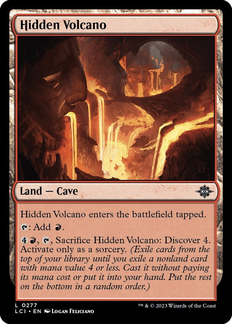 Image for Hidden Volcano (277) [The Lost Caverns of Ixalan] - Magic: The Gathering