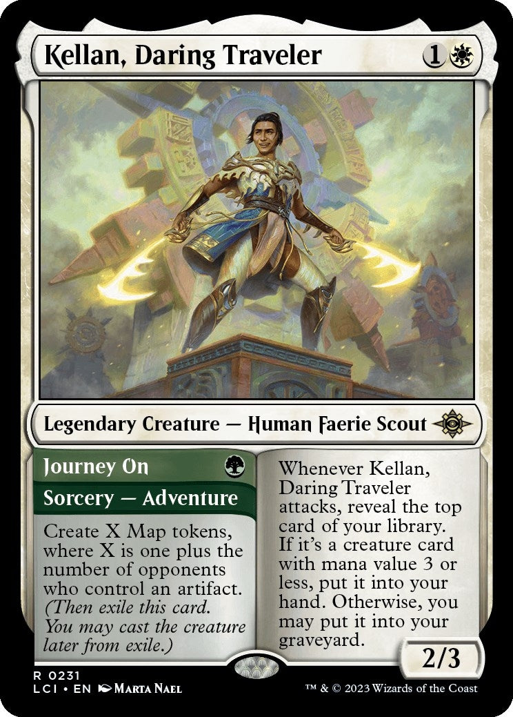 Image for Kellan, Daring Traveler (231) [The Lost Caverns of Ixalan] - Magic: The Gathering