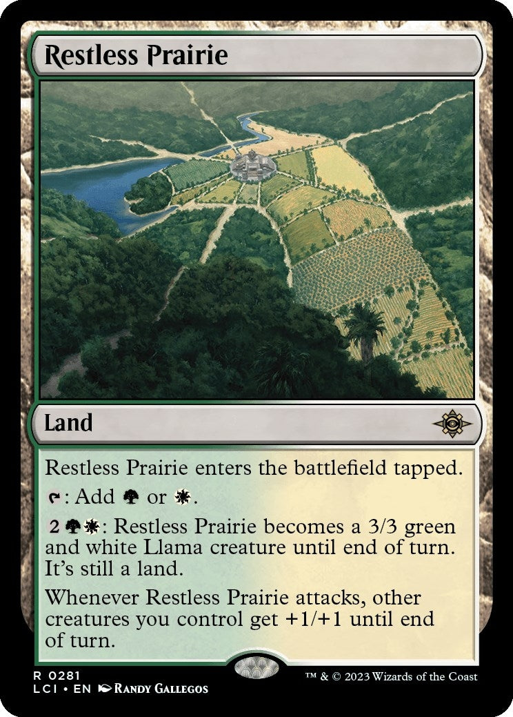 Image for Restless Prairie (281) [The Lost Caverns of Ixalan] - Magic: The Gathering