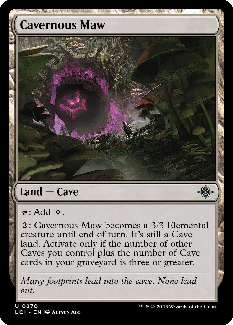 Image for Cavernous Maw (270) [The Lost Caverns of Ixalan] - Magic: The Gathering