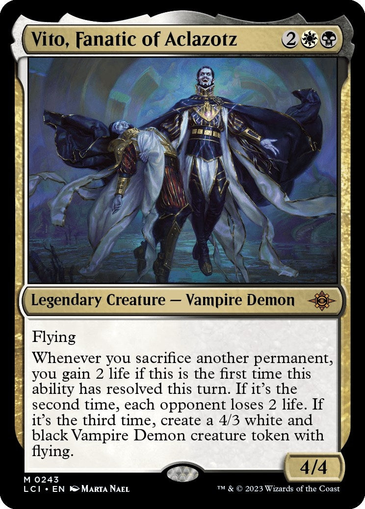 Image for Vito, Fanatic of Aclazotz (243) [The Lost Caverns of Ixalan] - Magic: The Gathering
