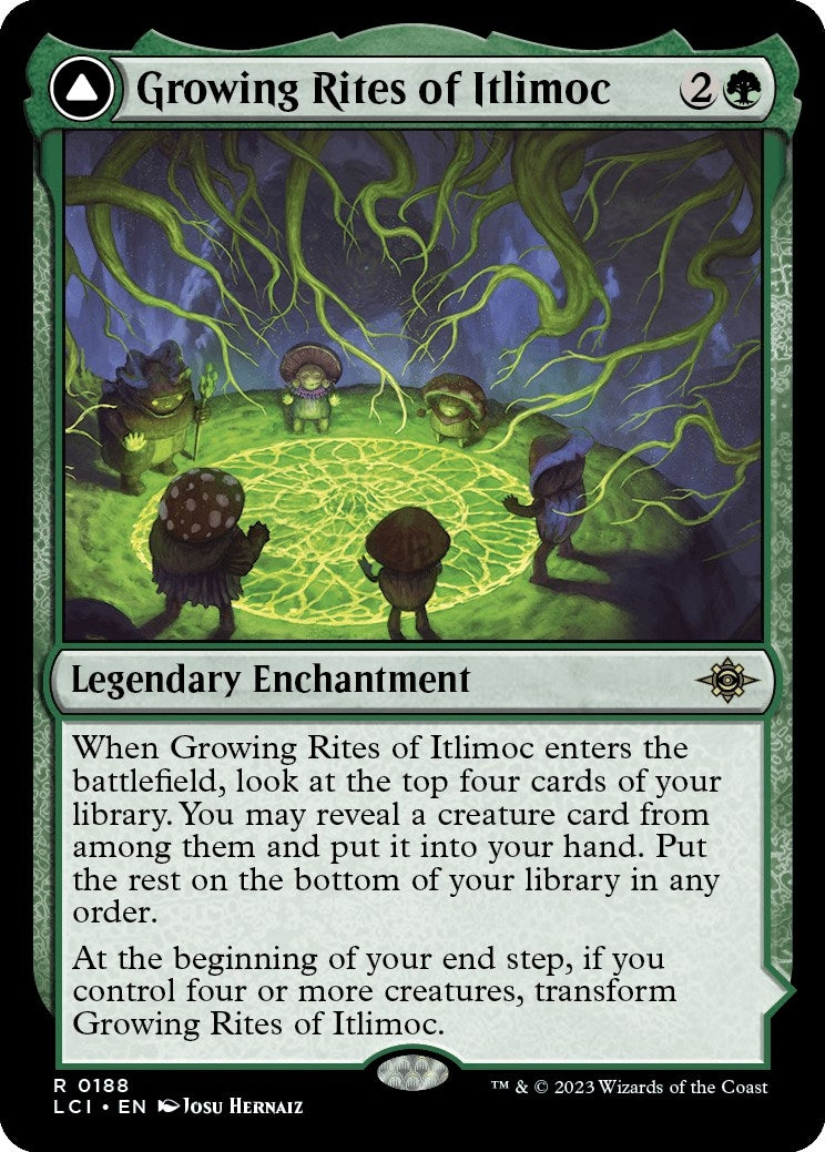 Image for Growing Rites of Itlimoc (188) [The Lost Caverns of Ixalan] - Magic: The Gathering