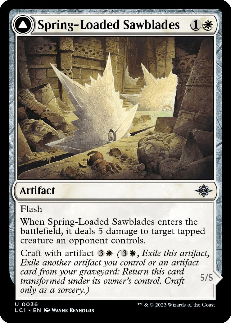 Image for Spring-Loaded Sawblades (36) [The Lost Caverns of Ixalan] - Magic: The Gathering