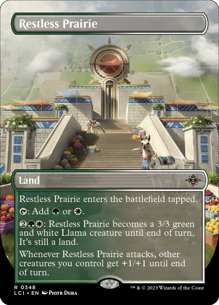 Image for Restless Prairie (Borderless) (348) [The Lost Caverns of Ixalan] - Magic: The Gathering