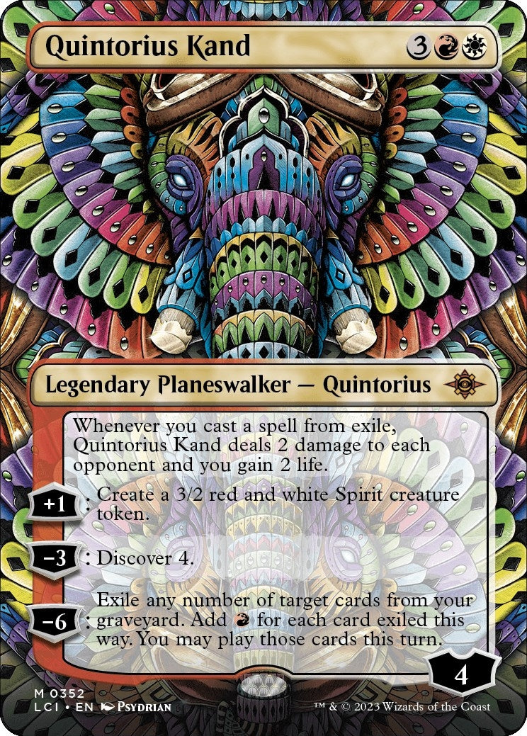 Image for Quintorius Kand (0352) (Borderless) (352) [The Lost Caverns of Ixalan] - Magic: The Gathering