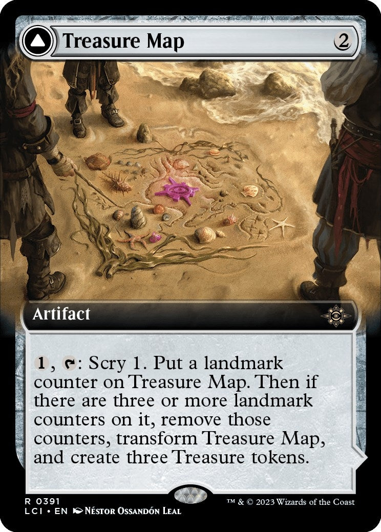 Image for Treasure Map (Extended Art) (391) [The Lost Caverns of Ixalan] - Magic: The Gathering