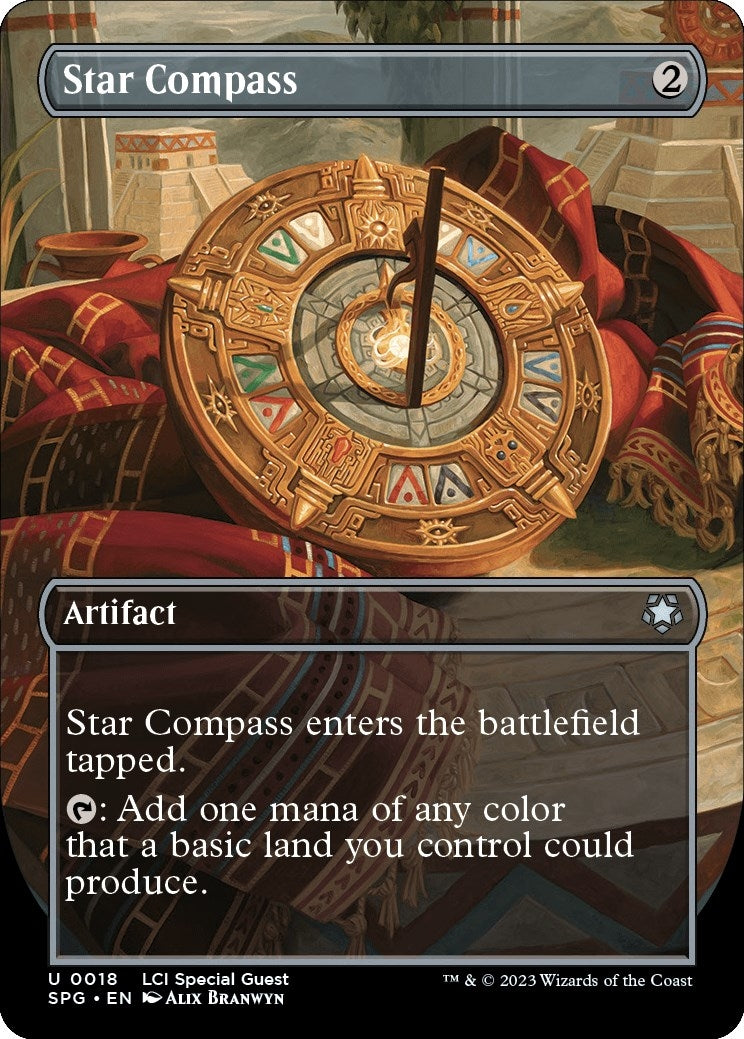 Image for Star Compass (Borderless) (18) [Special Guests] - Magic: The Gathering