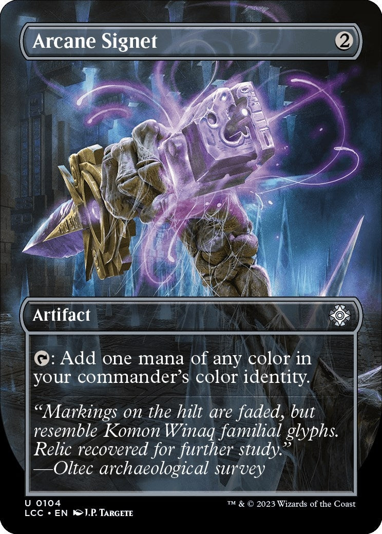 Image for Arcane Signet (Borderless) (104) [The Lost Caverns of Ixalan] - Magic: The Gathering