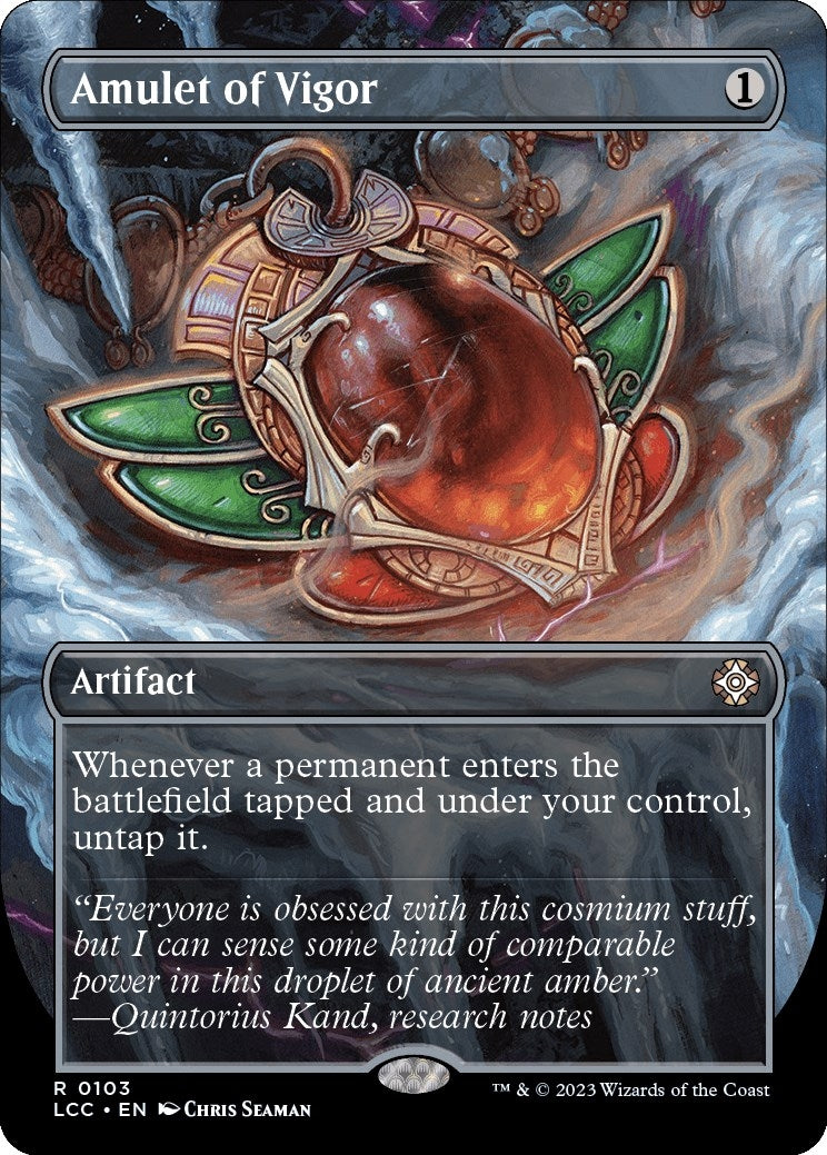 Image for Amulet of Vigor (Borderless) (103) [The Lost Caverns of Ixalan] - Magic: The Gathering