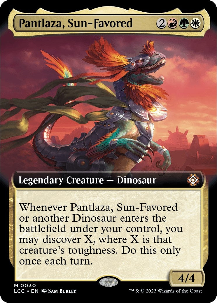Image for Pantlaza, Sun-Favored (Extended Art) (30) [The Lost Caverns of Ixalan] - Magic: The Gathering