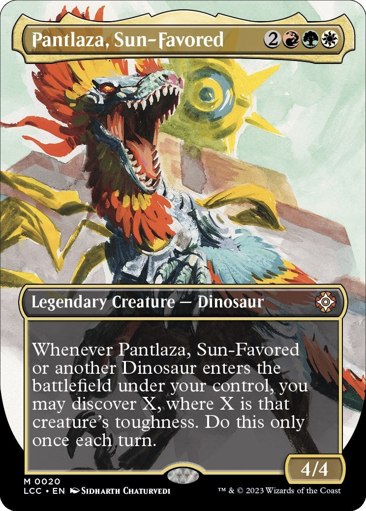 Image for Pantlaza, Sun-Favored (Borderless) (20) [The Lost Caverns of Ixalan] - Magic: The Gathering
