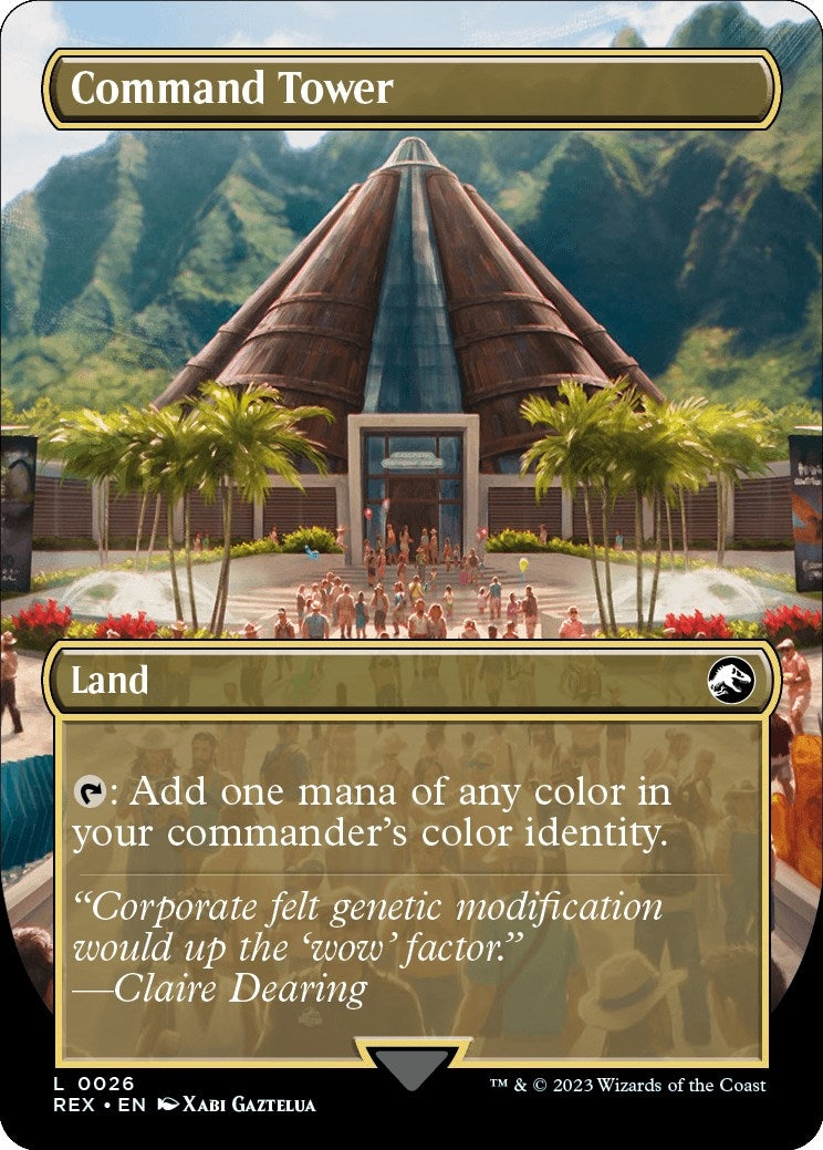 Image for Command Tower (Borderless) (26) [Universes Beyond: Jurassic World Collection] - Magic: The Gathering