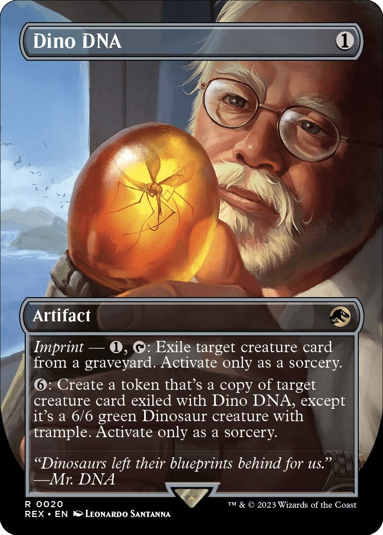 Image for Dino DNA (Borderless) (20) [Universes Beyond: Jurassic World Collection] - Magic: The Gathering